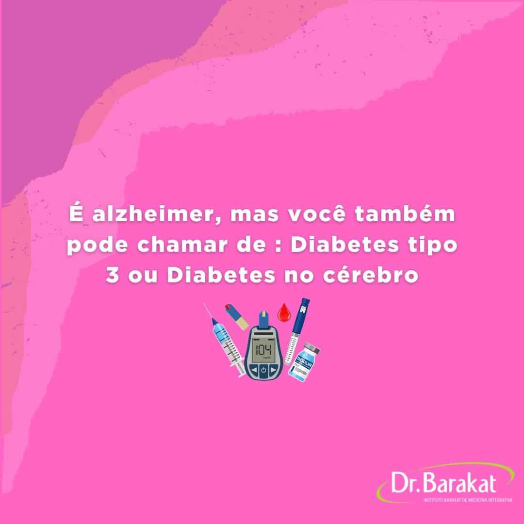 É alzheimer, mas você também pode chamar de  Diabetes tipo 20 ou ...